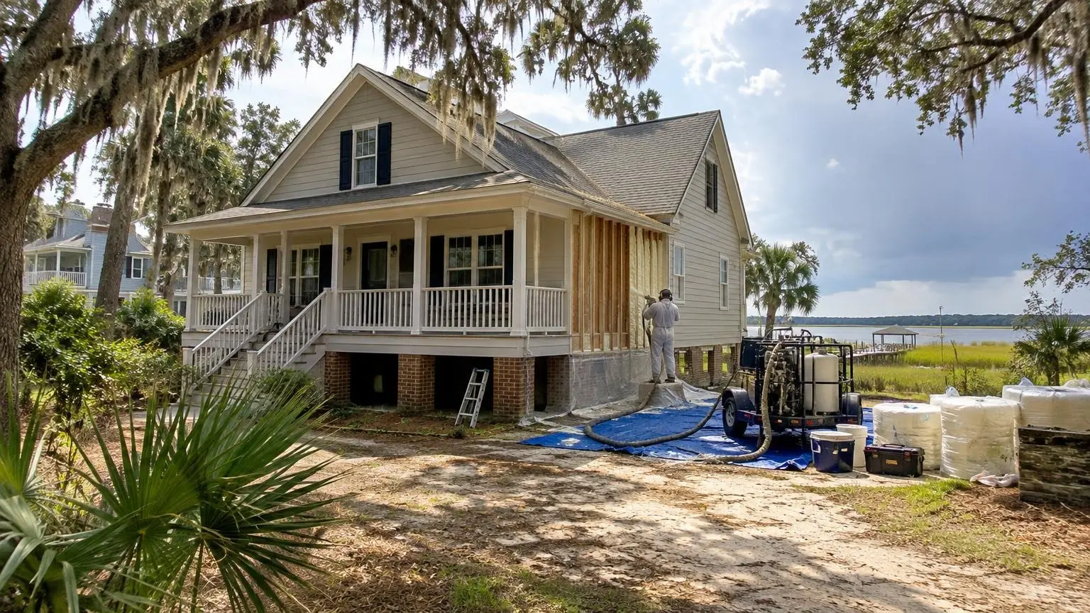 Spray Foam Insulation in Savannah, GA